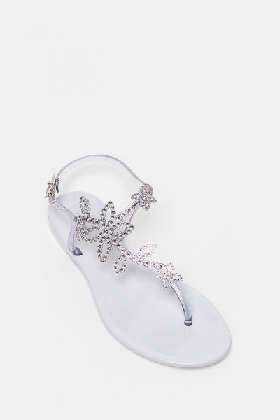 Босоножки Menghi серебро - 708mA