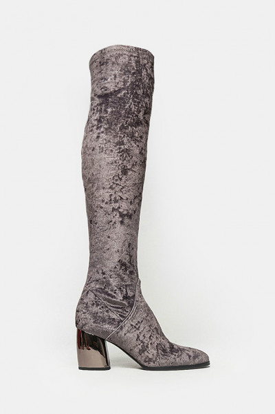 Ботфорты Genuin Vivier серые - 61371