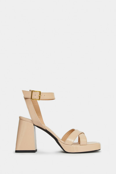 Женские босоножки Giampaolo Viozzi бежевые - GpV3305b