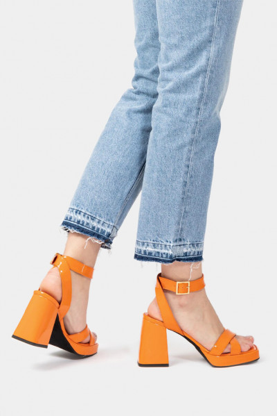 Женские босоножки Giampaolo Viozzi оранжевые - GpV3305r