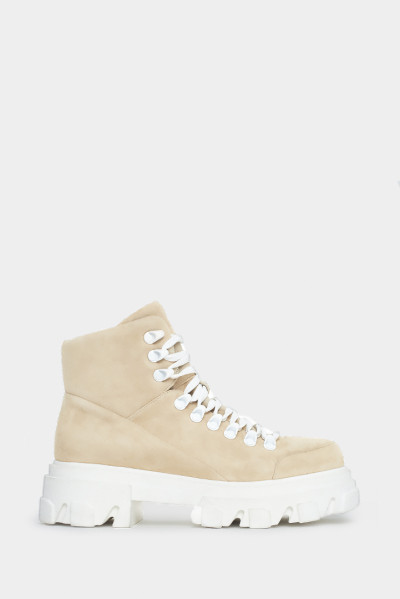 Женские ботинки Genuin Vivier бежевые - GV2825