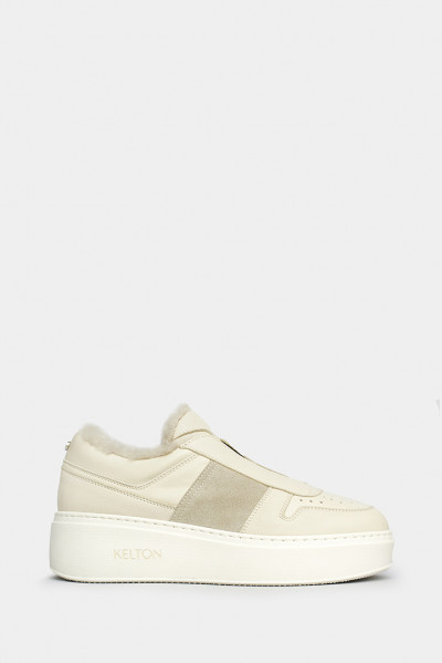 Женские слипоны Kelton молочные - KT2516b