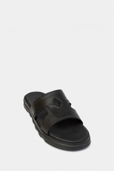 Мужские шлепанцы Luca Guerrini черные - LG12527n