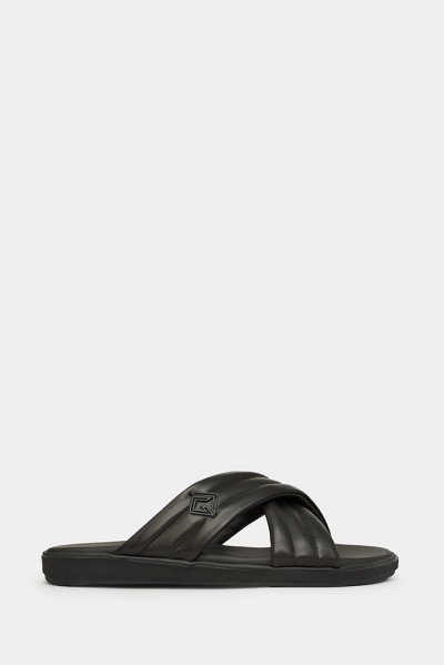 Мужские шлепанцы Luca Guerrini черные - LG12534n