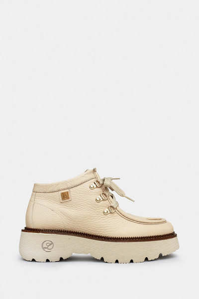 Женские ботинки Lonvie бежевые - LV3020b