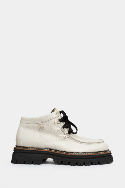 Женские ботинки Lonvie белые - LV3020w