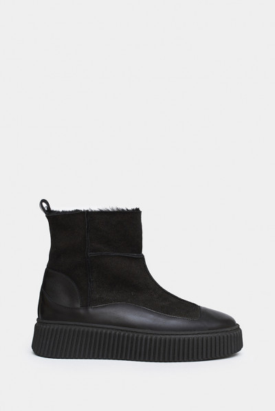 Женские угги Marzetti черные - MRZ8898v