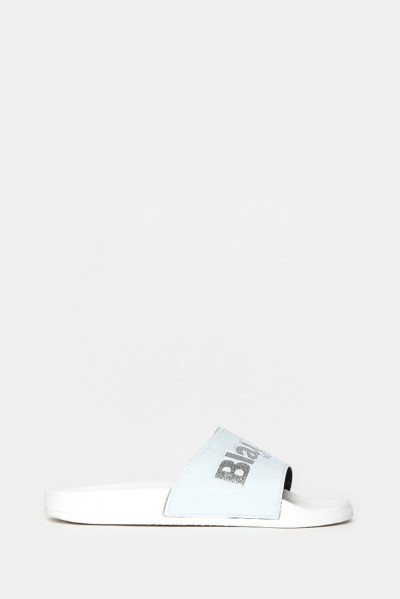 Шлепанцы Blauer USA белые - PALM02