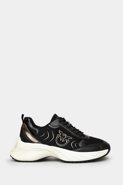 Женские кроссовки Pinko черные - PN137n