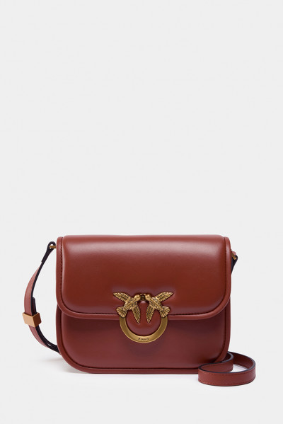Женская сумка Pinko каштановая - PN4297m