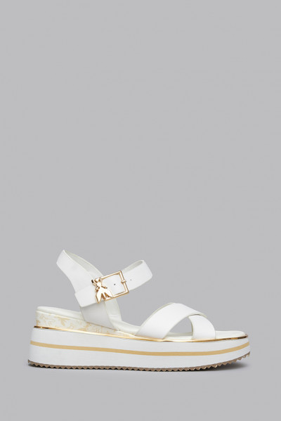 Женские босоножки Patrizia Pepe белые - PP394w