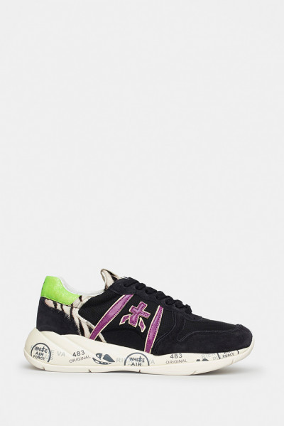 Женские кроссовки Premiata черные - PR6047n