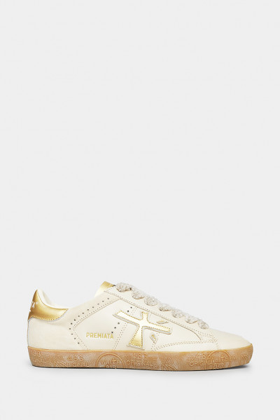 Женские кеды Premiata молочные - PR6937m