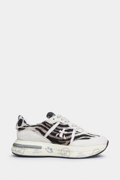 Женские кроссовки Premiata в анималистическом стиле - PR7677w