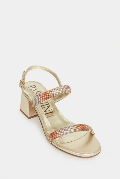 Женские босоножки Pasquini золотистые - PS1945pl
