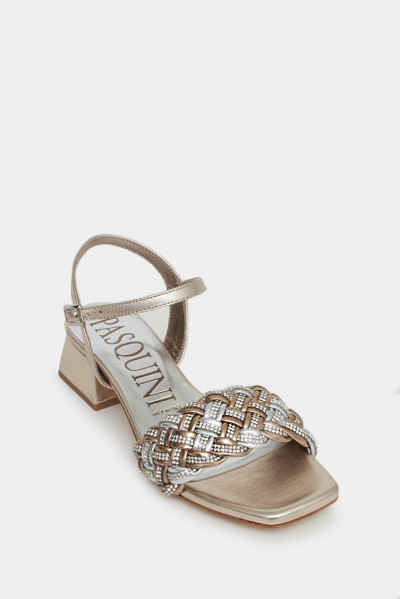 Женские босоножки Pasquini бронза - PS2382nk