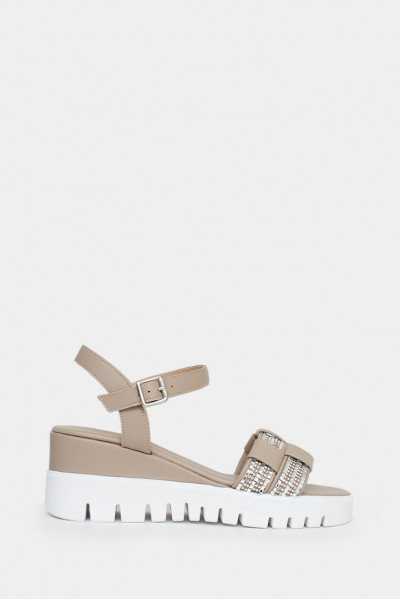 Женские босоножки Pasquini бежевые - PS2451b