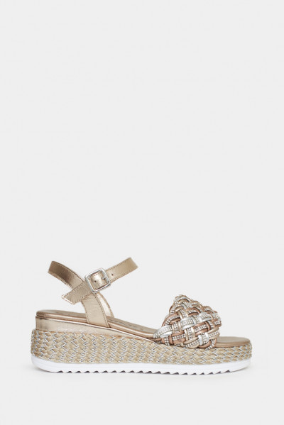 Женские босоножки Pasquini золотистые - PS2386s