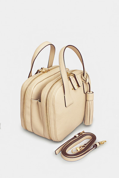 Женская сумка  Nannini бежевая - LN18145b