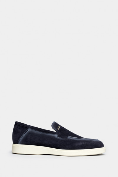 Мужские лоферы Renzo Mercuri синие - RM64023bl