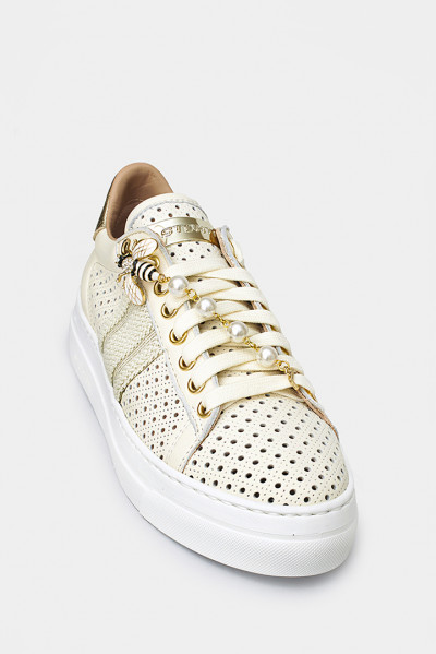 Женские кеды Stokton молочные - ST855m