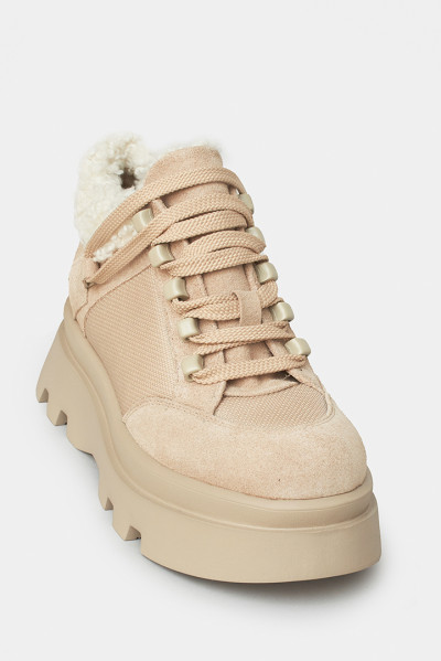 Женские полуботинки Via Del Garda бежевые - VG1187b