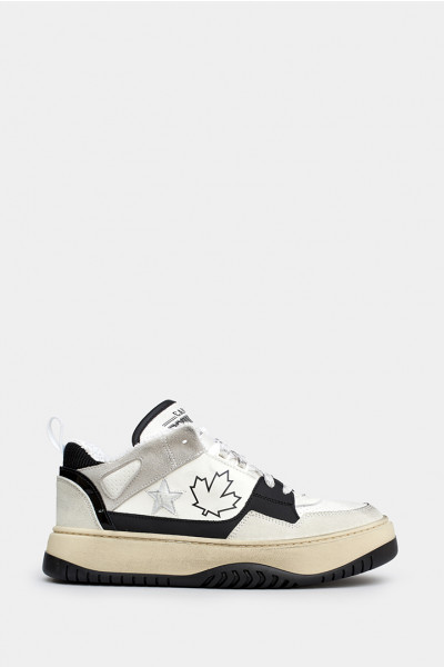 Женские кроссовки Dsquared белые - Dsq81496w