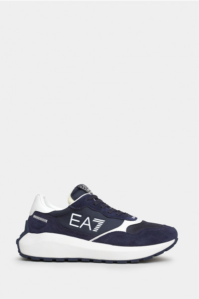 Мужские кроссовки Emporio Armani синие - EA8186bl