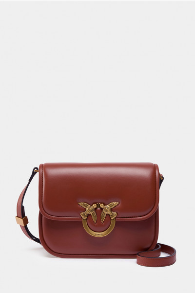 Женская сумка Pinko каштановая - PN4297m