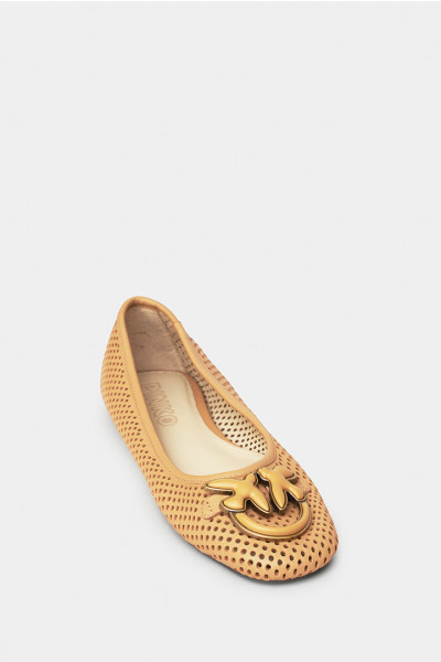 Женские балетки Pinko бежевые - PN457b