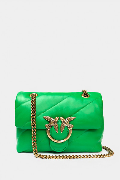 Женская сумка Pinko зеленая - PN_JDgr