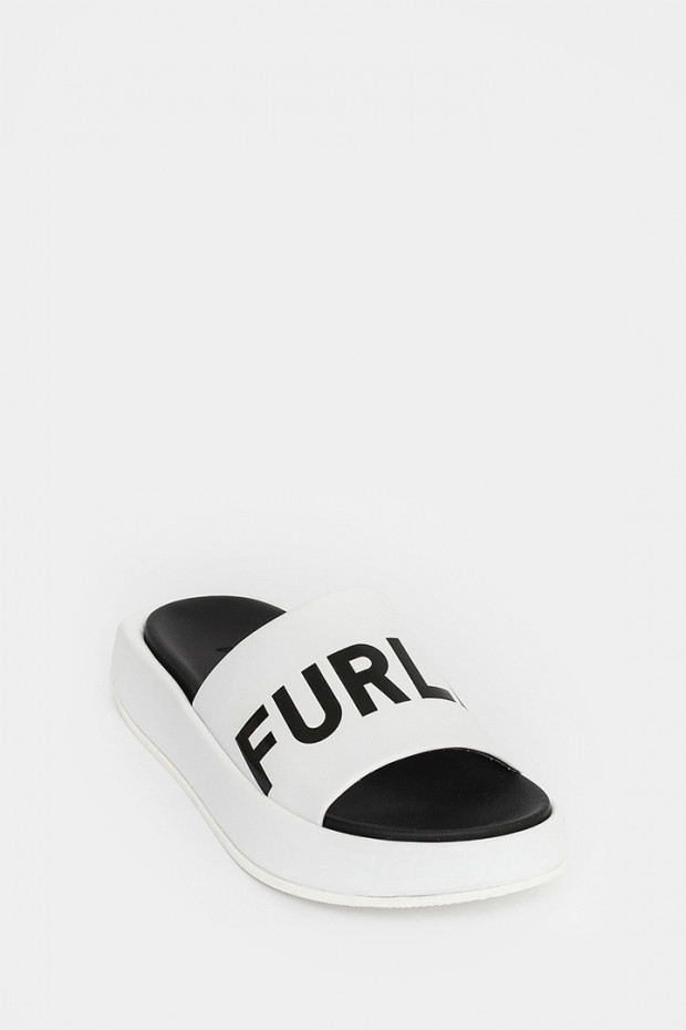 Жіночі шльопанці Furla білі - FR20rea