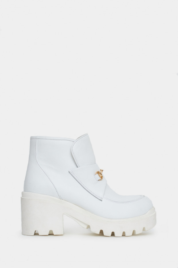 Жіночі черевики Genuin Vivier білі - 55111