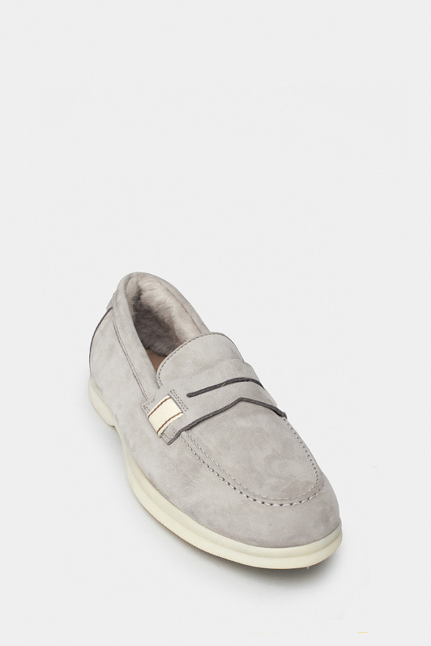 Чоловічі мокасини Camerlengo сірі -  CM16350s
