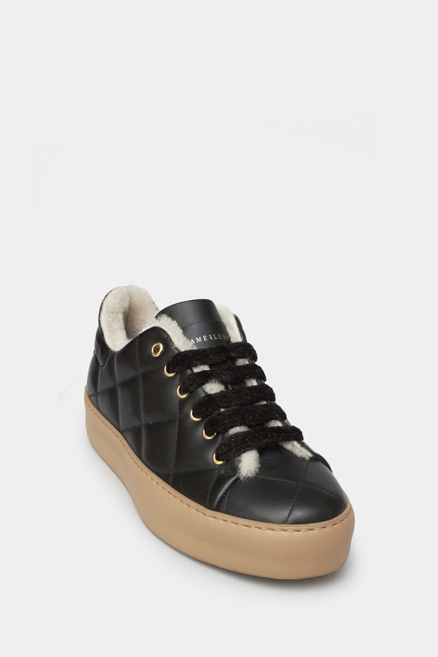 Жіночі кеди Camerlengo чорні - CM6228n