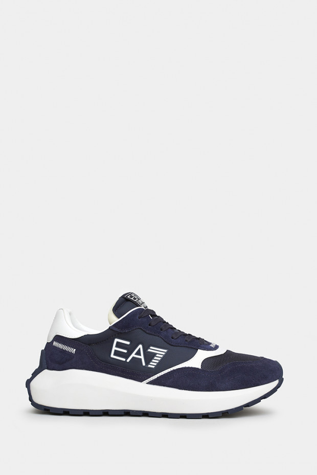 Чоловічі кросівки Emporio Armani сині - EA8186bl