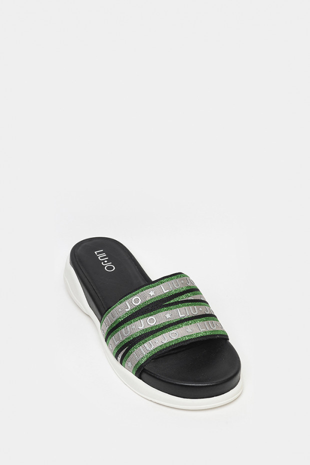 Шльопанці Liu Jo зелені - L045