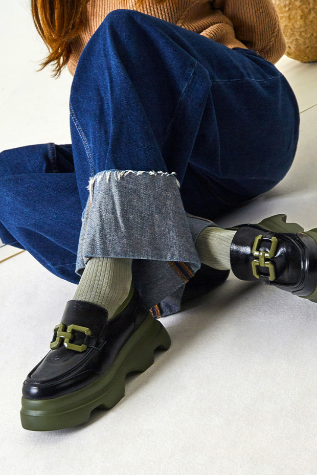 Жіночі броги Jeannot чорні - JN504n