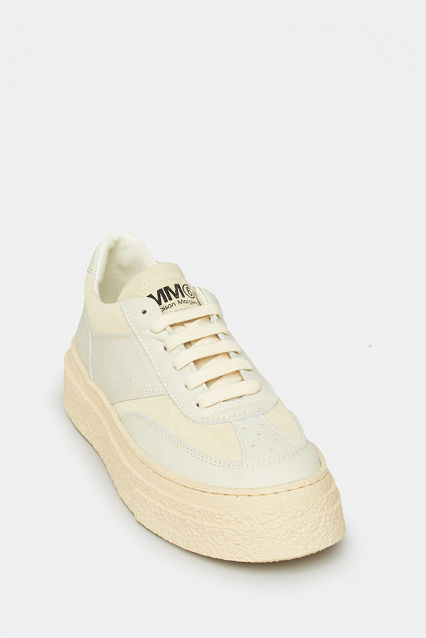 Жіночі кеди Maison Margiela молочні - MM75039b