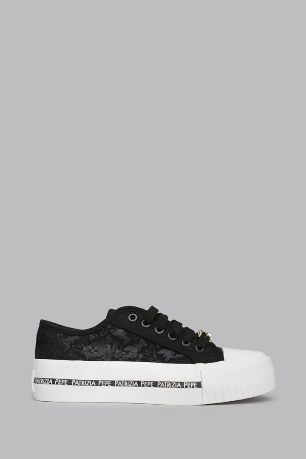 Жіночі кеди Patrizia Pepe чорні - PP371n