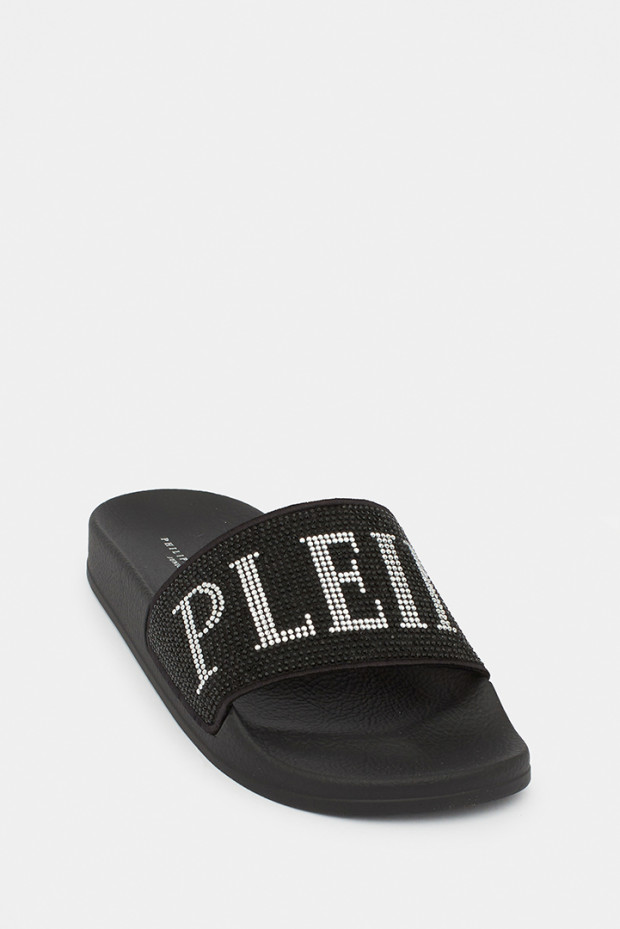 Жіночі шльопанці Philipp Plein чорні - PP74691n