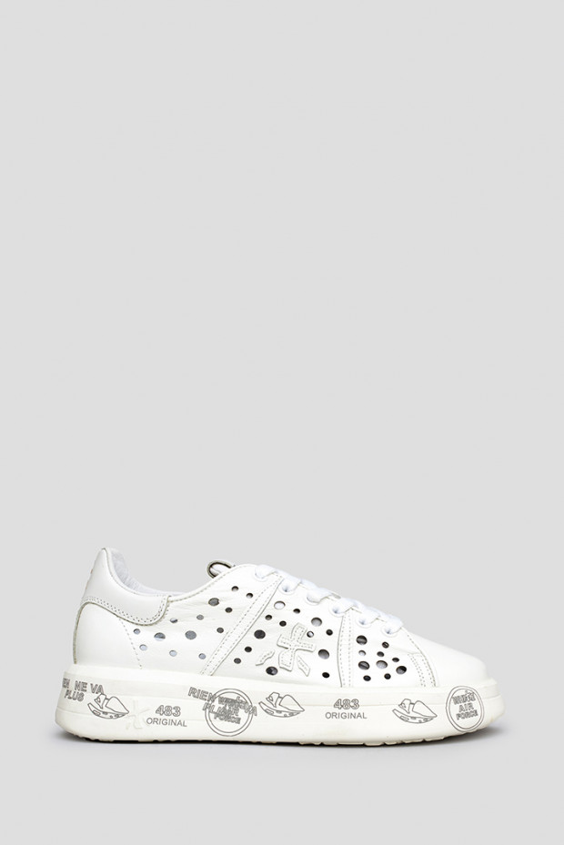 Жіночі кеди Premiata білі - PR5722w