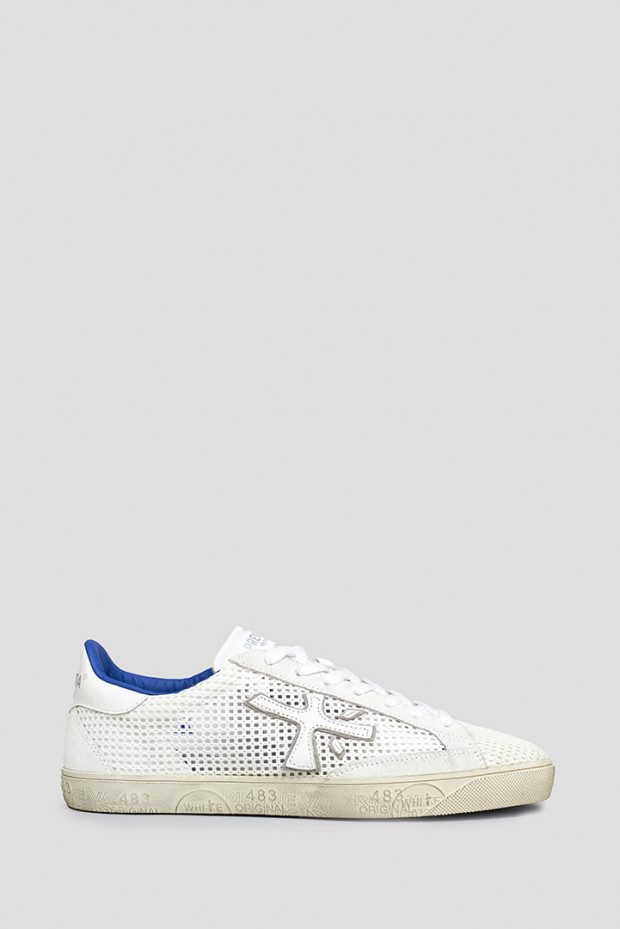 Чоловічі кеди Premiata білі - PR6185w