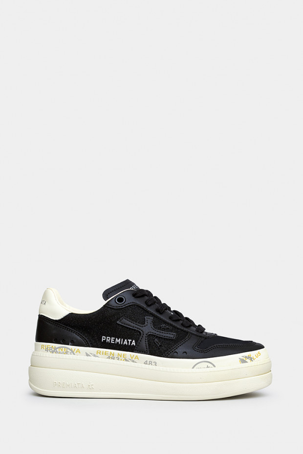 Жіночі кеди Premiata чорні - PR6795n