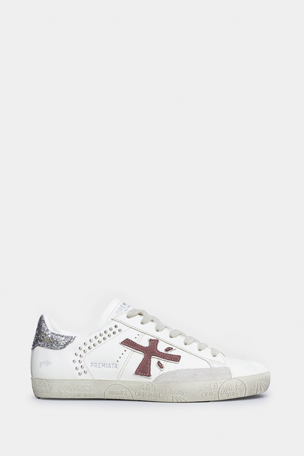 Жіночі кеди Premiata білі - PR7607w