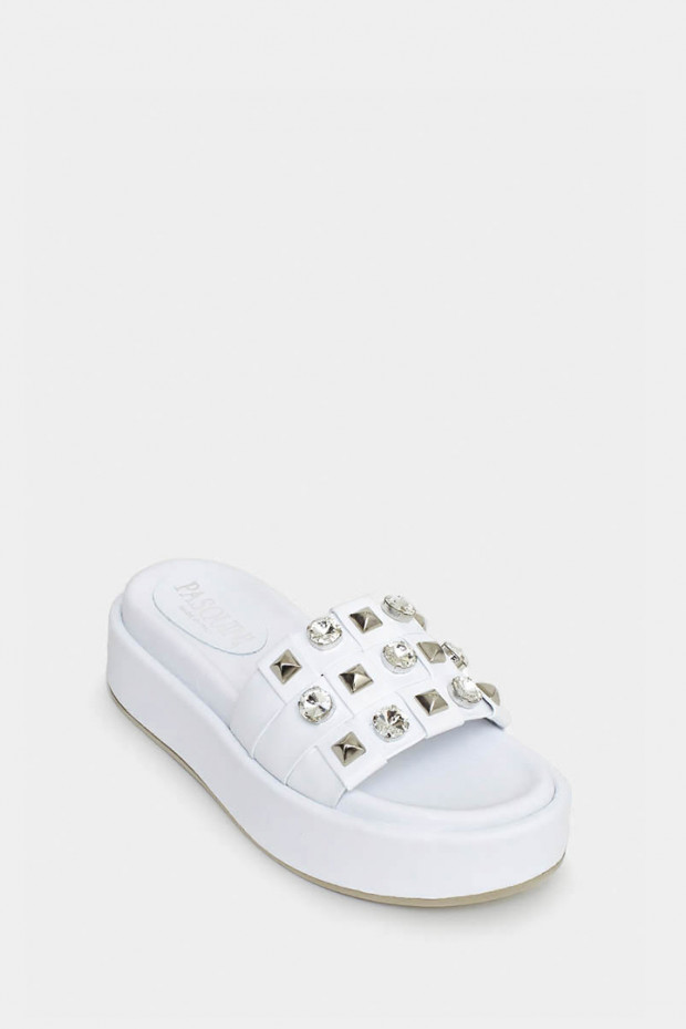 Жіночі шльопанці Pasquini білі - PS2412w