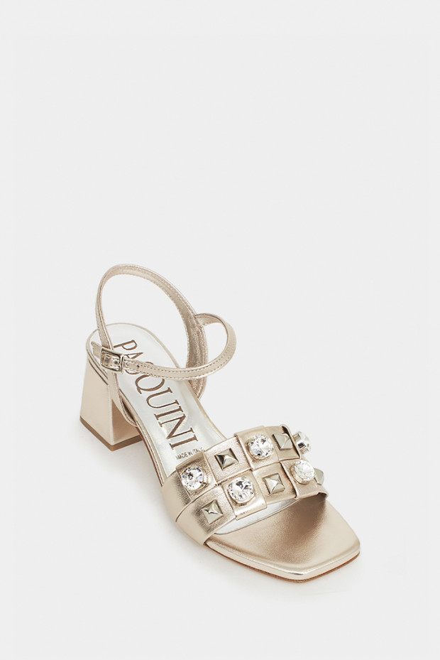 Жіночі босоніжки Pasquini золоті - PS2437br