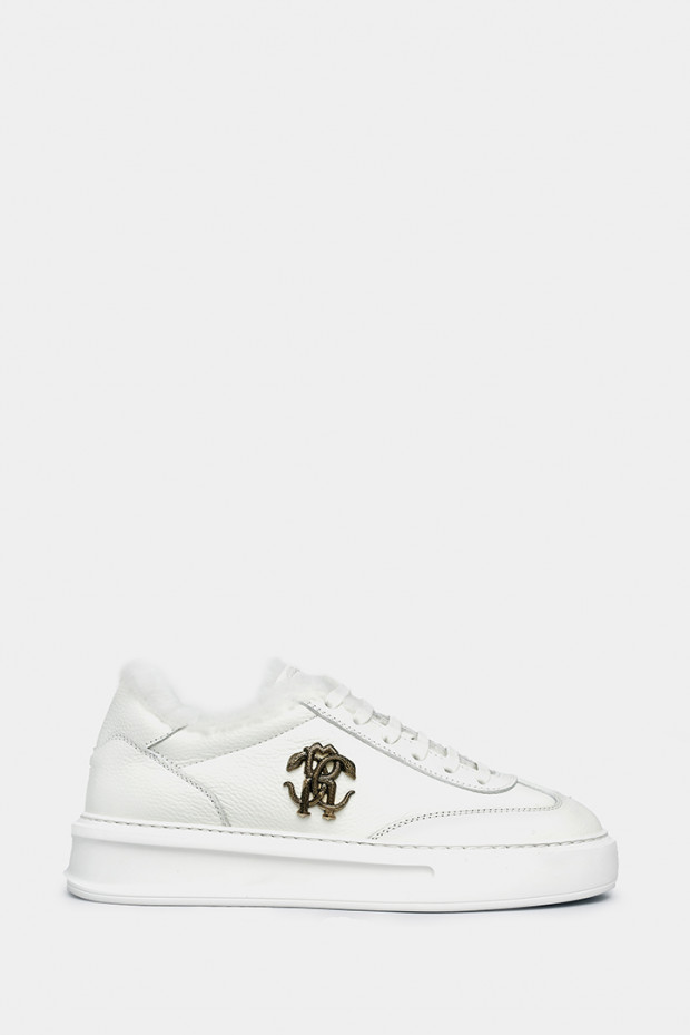 Жіночі кеди Roberto Cavalli білі - RC29611w