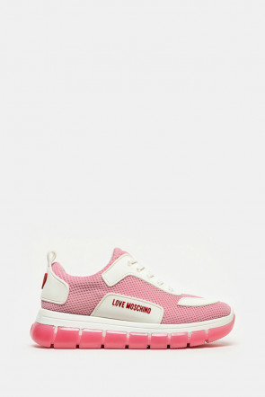Кросівки Love Moschino рожеві - 15155r