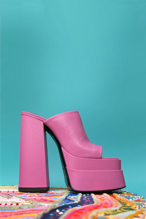 Жіночі мюлі Genuin Vivier фуксія - 224907f